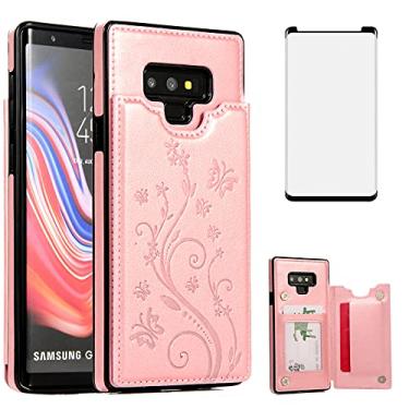 Imagem de Asuwish Capa de telefone para Samsung Galaxy Note 9 com protetor de tela de vidro temperado porta-cartões carteira suporte flip acessórios celulares de couro Galaxies Note9 Gaxaly Glaxay Not S9