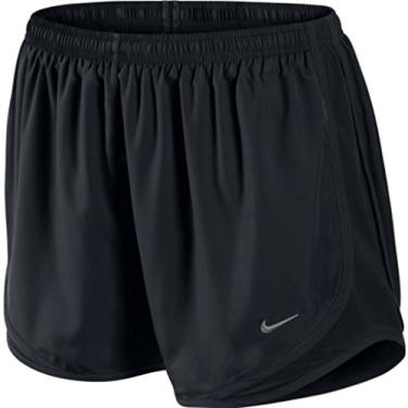 Imagem de Short feminino Nike Dri-fit Tempo Track 3,5, Black/Black/Matte Silver, Small
