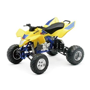 Imagem de Suzuki Quad Racer R450 Yellow/Blue ATV Motorcycle 1/12 Diecast Model by New Ray