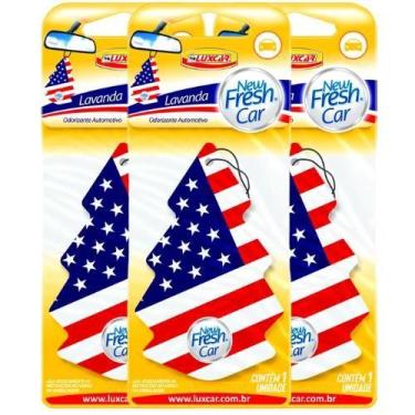 Imagem de Kit 3 Aromatizantes Carro Cheirinho Bom Muitas Fragrâncias - Luxcar, L