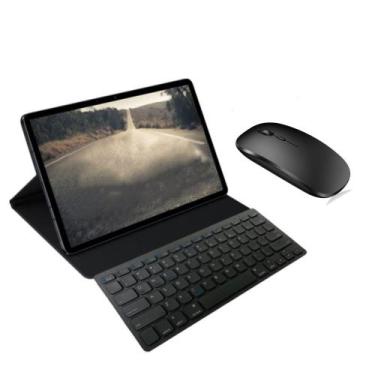 Imagem de Capa Com Teclado e Mouse Bluetooth Para Tablet Lenovo P11 Plus 64Gb - 