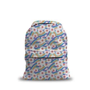Imagem de Mochila Feminina Casual Notebook Estampada Floral Margaridas - DeCarll