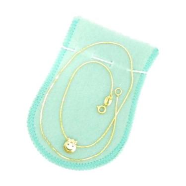 Imagem de Corrente Feminina 40/45cm 0.5mm Menina Folheada Ouro 18k CR534 - WNBIJ