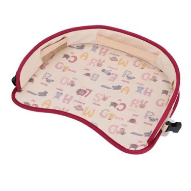 Imagem de Bandeja de Viagem para Crianças, Ajustável, Antiderrapante, Mesa de Colo, Mesa de Jantar Móvel No Carro para Atividades de Viagem, Com Bandeja Organizadora de Armazenamento