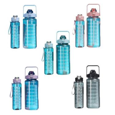 Imagem de 2 garrafas de agua para seu dia a dia 900 ml e 2 litros :) - 2GARRAFAS