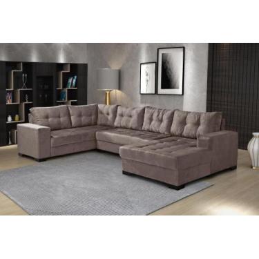 Imagem de Sofá de Canto 6 Lugares com Chaise Bia - Império Estofados