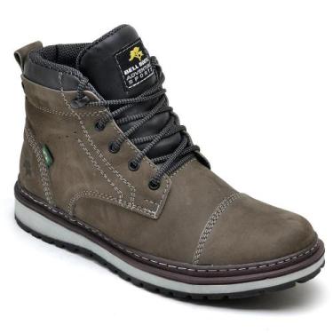 Imagem de Bota Adventure Masculina Couro Nobuck Macia Leve Conforto - Bell Boots