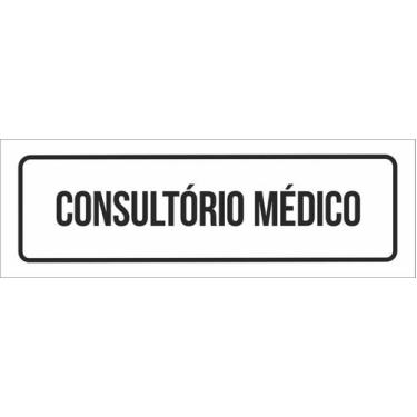 Imagem de Placa Sinalização - Setor Consultório Médico-23X9 - Sinalizo