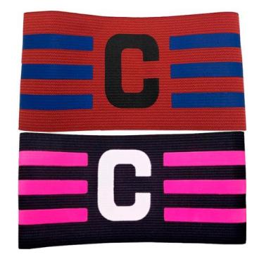 Imagem de Faixa de Capitão Braçadeira de Futebol Combo 2 Unidades  - Estilo Bole