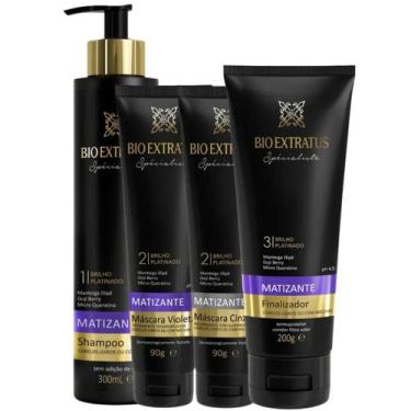 Imagem de Kit Bio Extratus Spécialiste Matizante Shampoo 300ml + Máscara Violeta