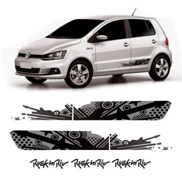 Imagem de Faixa Fox Saveiro Gol Rock In Rio 2015 + Emblemas Black - SPORTINOX