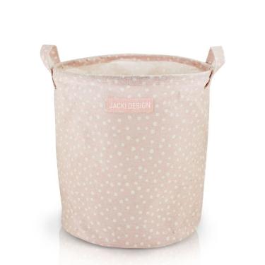Imagem de Cesto Para Roupa Suja- Brinquedos Tecido (m) - Linha Loft Rosa