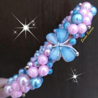 Imagem de Tiara diadema chá revelação Jardim Encantado - Ateliê Linda Ramos , Ja