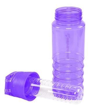 Imagem de Garrafa Squeeze Gold Sports Gym Com Infusor - 800ml, Único, Roxo, Unis