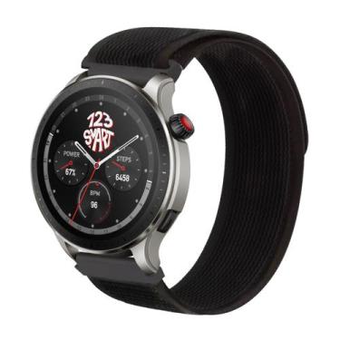 Imagem de Pulseira de Nylon Nova para GTR 4 A2166 /GTR 3 /GTR 2 /GTR 47mm - Pret