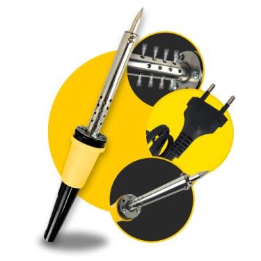 Imagem de Ferro De Solda Estanho Profissional 60w 220v Caneta - Ferro de Solda 6