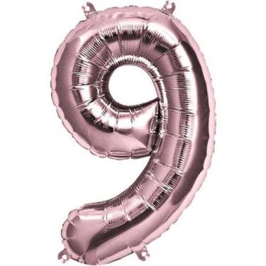 Imagem de Balao Met Pratica 40cm Rose N9