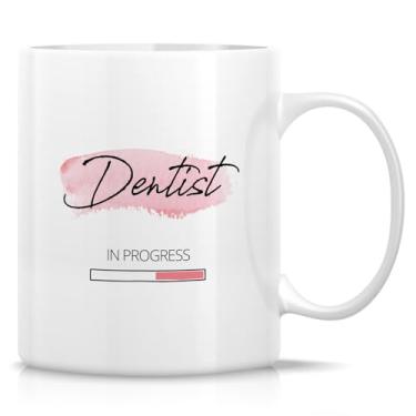 Imagem de Retreez Caneca divertida do futuro dentista - Dentista em andamento carregando - 325 ml xícara de café ou chá de cerâmica - presente hilário para estudantes de odontologia, graduados em odontologia -