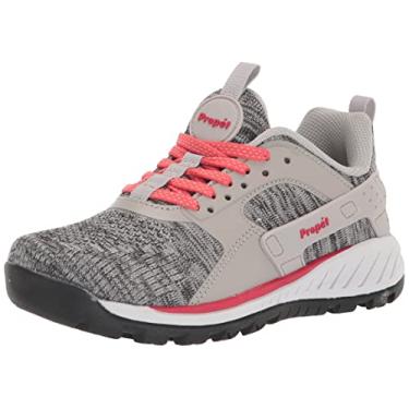 Imagem de Propét Tênis feminino de caminhada com viseira, Cinza claro, 6 XX-Wide