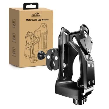 Imagem de Frokom Suporte universal para copo quadriciclo de motocicleta, suporte universal para garrafa de água com braçadeira de metal de 1,27 cm a 4 cm, suporte de bebida atualizado para motocicleta, carrinho de bebê, cadeira de rodas, carrinho de golfe, trator de barco marítimo