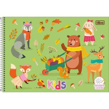 Imagem de Caderno Espiral Cartografia e Desenho Capa Dura Sapeca Kids Menina/Men