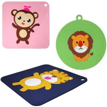 Imagem de Descanso de panela de silicone colors bichinhos 15x15cm - FU XING