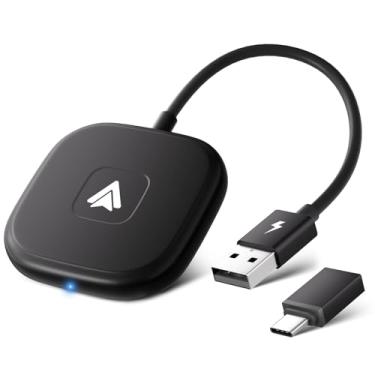 Imagem de Adaptador sem fios Android Auto, Dongle Android Auto Wireless para Android Car Stereo com OEM com cablagem Android Auto, adaptador Wireless Android Auto compatível com 98% dos carros