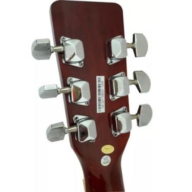 Imagem de Kit Tarraxa Tarracha Violão Aço Semi Blindada 3 + 3 Cromada - S.A Musi