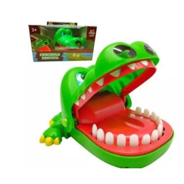 Imagem de Brinquedo Infantil Crocodilo Mágico Com Luzes E Som. - toy king