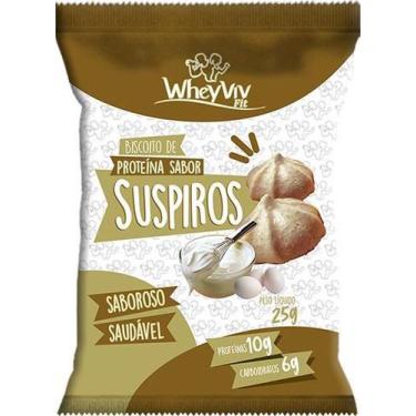 Imagem de Suspiro Com Whey Protein Orgânico Zero Açúcar Wheyviv 25g