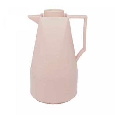 Imagem de Garrafa Térmica de Plástico Origami Rosa 1L 29577 - Wolff