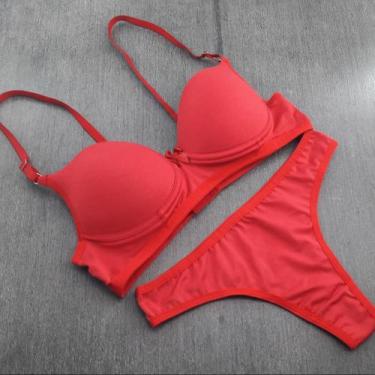 Imagem de Conjunto Lingerie Bojo Fio Lisa Básica Dia a Dia - Beleza Brasileira, 