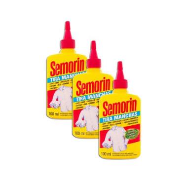 Imagem de Tira Manchas Semorin 100ml Kit 3