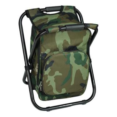 Imagem de Mochila Semi Térmica Com Banco Camping Pesca Praia Cooler - NoBrand