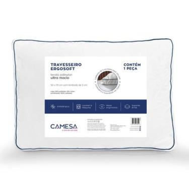 Imagem de Travesseiro Camesa Hotelaria Ergosoft Lavável Suporte firme