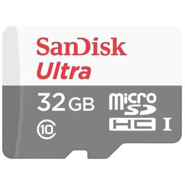 Imagem de Memoria Micro SDHC-I Ultra Sandisk 32GB 100MB/s