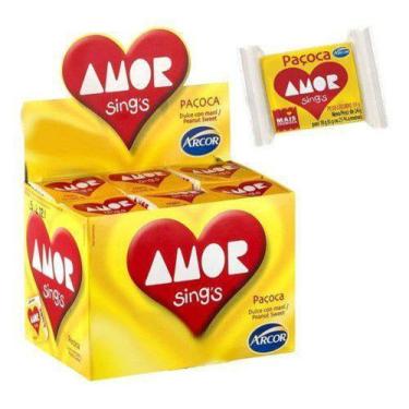 Imagem de Paçoca Amor Caixa C/30 Unidades 540g - Arcor