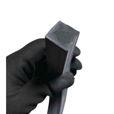 Imagem de Borracha Macio Perfil Esponjoso Vedação 20x20mm - 10 Metros - Borracha