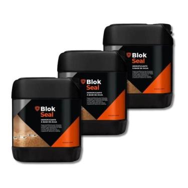 Imagem de Kit 3x Blokseal Fachada Impermeabilizante Hidrofugante 5L