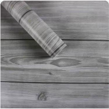 Imagem de 5 Metros Papel de Parede com Acabamento Perolado 3D Imitaçao de Madeir