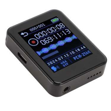 Imagem de Gravador de Voz, Gravador de Voz HD Desligar Salvar Automaticamente Fácil de Usar Ativação por Voz para Ouvir Música (16 GB)