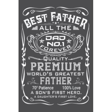 Imagem de Best Father Dad World's Greatest No.1 Father's Day: Study Notebook, 6 x 9 inches, 120 pages