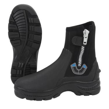 Imagem de Botas de Mergulho Com Espessamento de 5 Mm, Botas de água de Cano Alto de Neoprene Com Forro Macio para Homens, Mulheres, Mergulho Com Snorkel, Botas de água Com Sola (Tamanho 12)