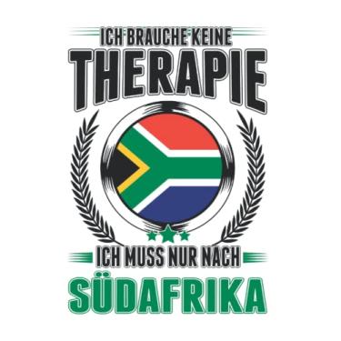Imagem de Südafrika Tagesplaner: Ich brauche keine Therapie Ich muss nur nach Südafrika/Südafrika Urlaub Südafrikanische Flagge Reise/Kalender 2022 / ... / 6x9 Zoll / 100 ausfüllbare Seiten