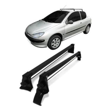 Imagem de Rack Teto Peugeot 206/207 1999 A 2015 2 Portas Preto Vhip
