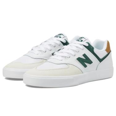 Imagem de New Balance 574 Vulc, Branco/Floresta, 36/37 BR