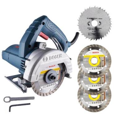 Imagem de Serra Mármore Bosch TITAN 1500W GDC 150 5 Pol com 4 Discos, 220V