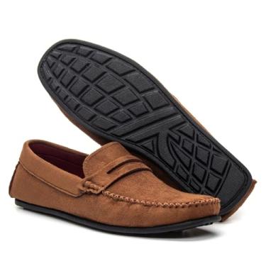 Imagem de Mocassim Masculino Dockside Camurça 200 (Avelã, BR, Adulto, Numérico, 41)
