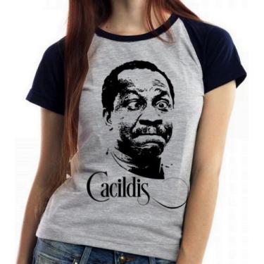 Imagem de Baby Look Blusa Feminina ou Camiseta Unissex Mussum Cacildis - Empório