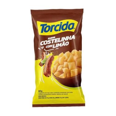 Imagem de Biscoito Salgadinho Torcida 60g C/10 Unidades, 10x Costelinha C/ Limão
